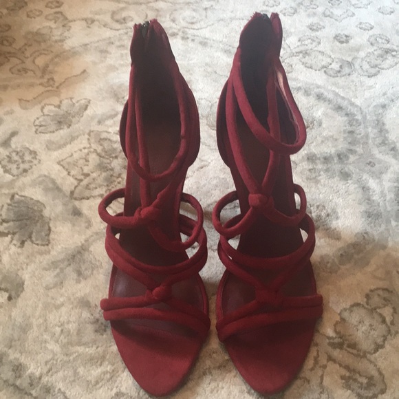 Zara Shoes - Zara Red Sandals